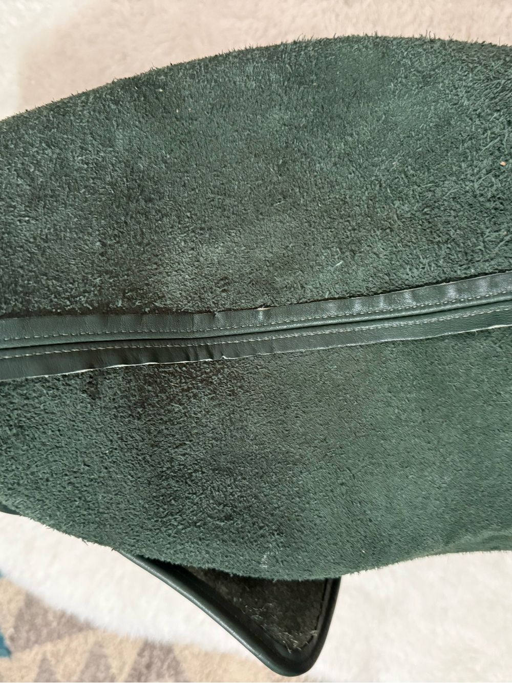 RARE! Vintage Coach Legacy XL Duffle 9085, Bottle Green Leather, Great Condition - Picture 14 of 14